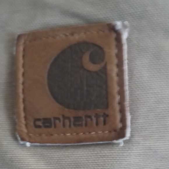 Carhartt Men's Tan Work Pants - Picture 3 of 12